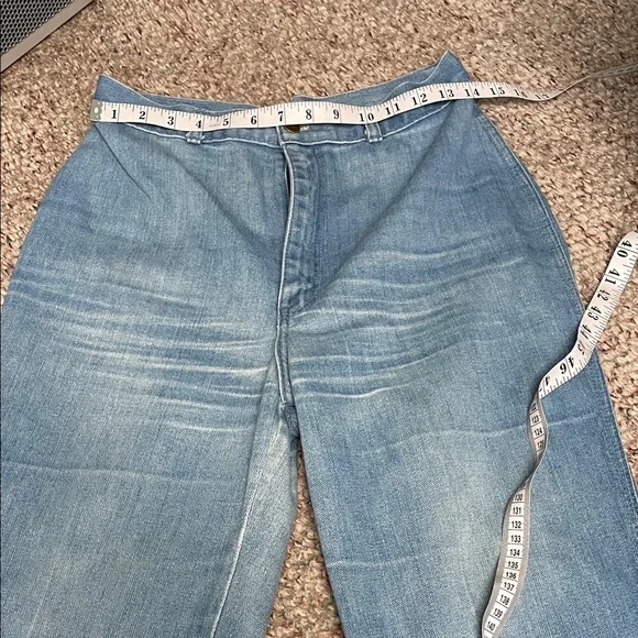 Vintage 70s/80s high rise rebel woMen's Blue Jeans - Picture 5 of 9